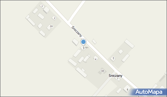 Śniczany, Śniczany, 3, mapa Śniczany