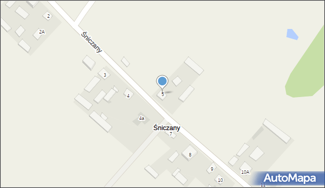 Śniczany, Śniczany, 5, mapa Śniczany