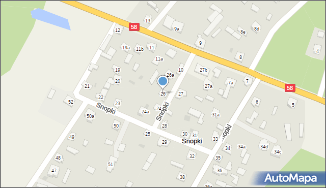 Snopki, Snopki, 26, mapa Snopki