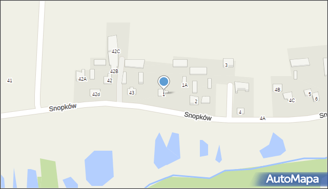 Snopków, Snopków, 1, mapa Snopków