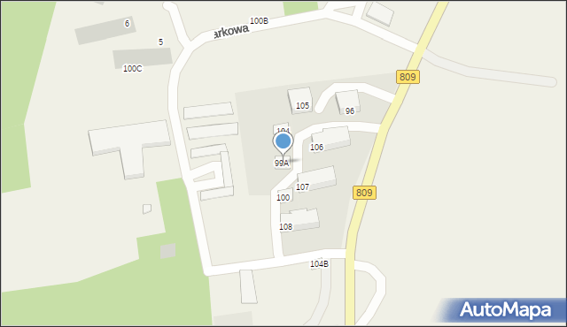 Snopków, Snopków, 103, mapa Snopków