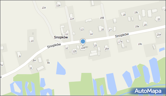 Snopków, Snopków, 12A, mapa Snopków