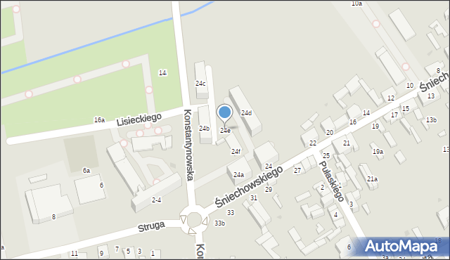 Zgierz, Śniechowskiego Jana, 24e, mapa Zgierz