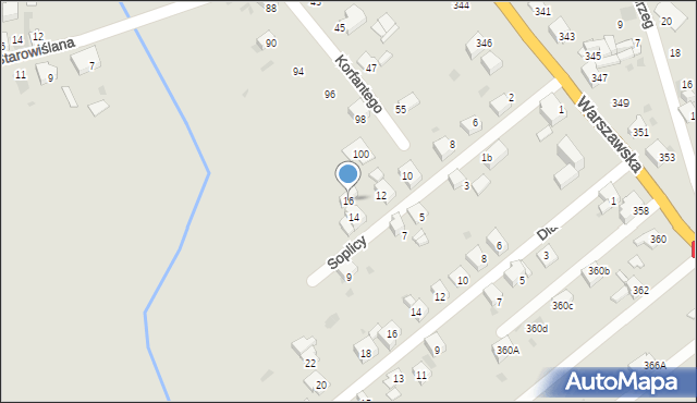 Bieruń, Soplicy Jacka, 16, mapa Bieruń