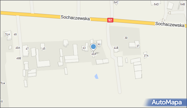 Błonie-Wieś, Sochaczewska, 41A, mapa Błonie-Wieś