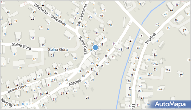 Bochnia, Solna Góra, 27, mapa Bochni