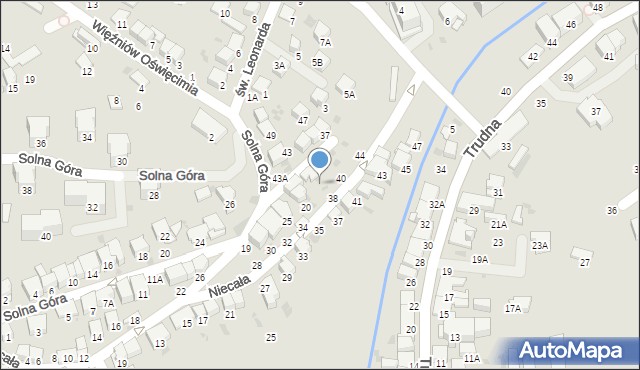 Bochnia, Solna Góra, 31, mapa Bochni