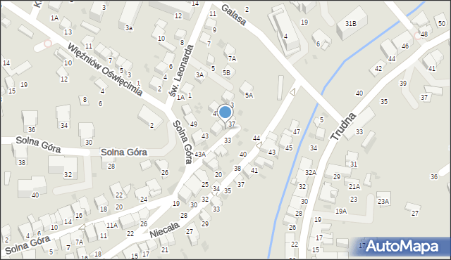 Bochnia, Solna Góra, 39, mapa Bochni