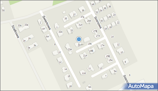 Bolesławice, Sosnowa, 23, mapa Bolesławice
