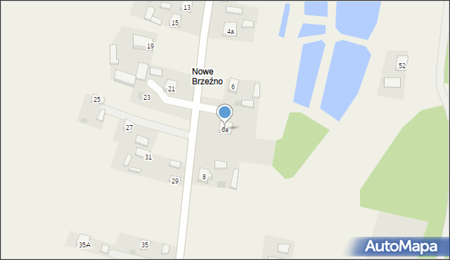 Brzeźno, Sosnowa, 6a, mapa Brzeźno