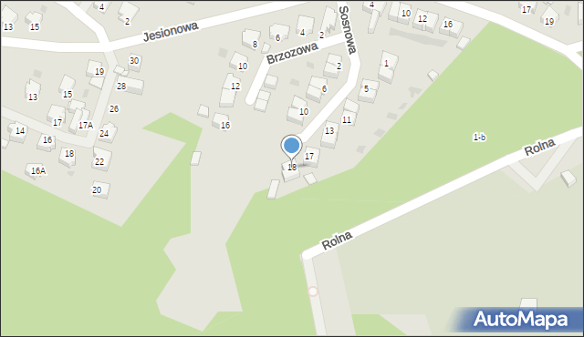 Czarnków, Sosnowa, 18, mapa Czarnków