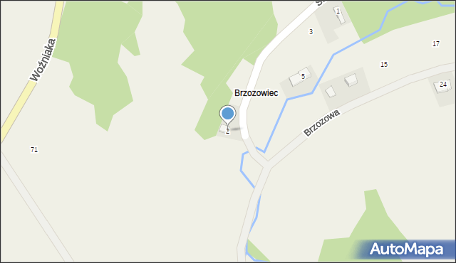 Czaszyn, Sosnowa, 2, mapa Czaszyn