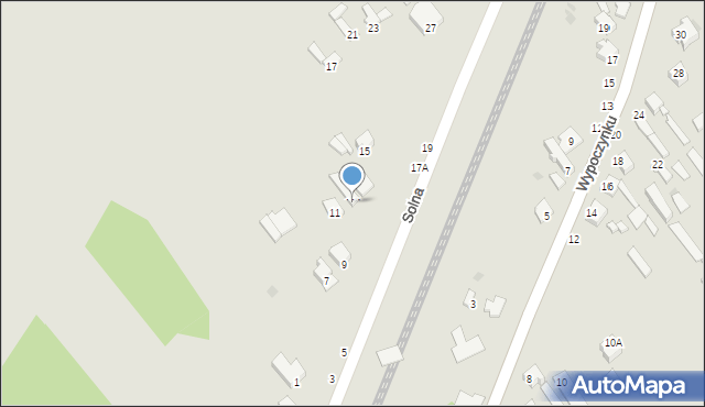 Częstochowa, Solna, 11A, mapa Częstochowy