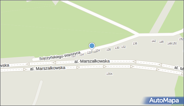 Częstochowa, Sojczyńskiego-Warszyca Stanisława, 122, mapa Częstochowy