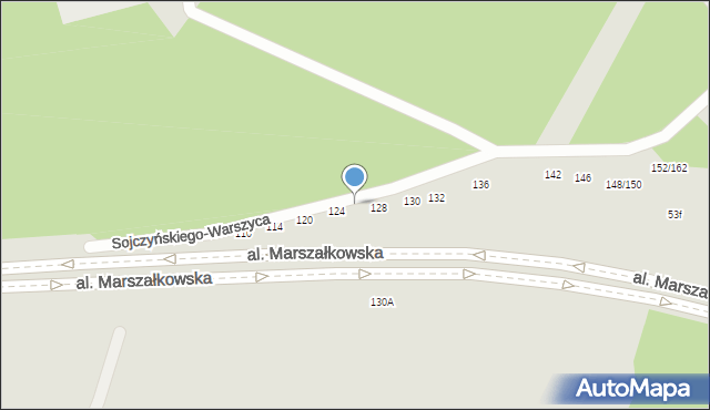 Częstochowa, Sojczyńskiego-Warszyca Stanisława, 126, mapa Częstochowy