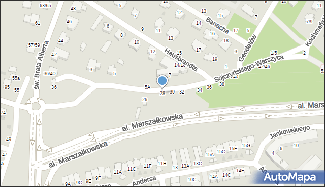 Częstochowa, Sojczyńskiego-Warszyca Stanisława, 28, mapa Częstochowy