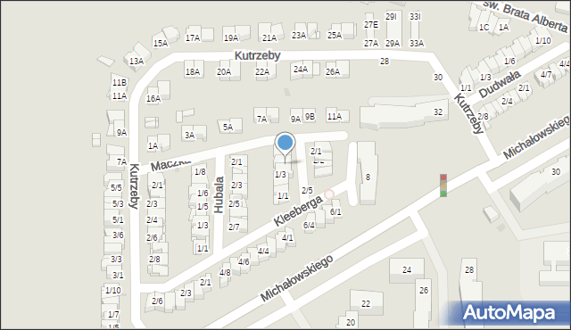 Częstochowa, Sosnkowskiego Kazimierza, gen., 1/4, mapa Częstochowy