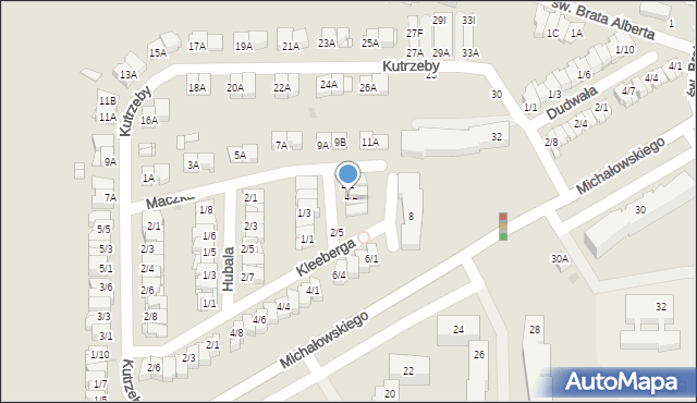 Częstochowa, Sosnkowskiego Kazimierza, gen., 2/3, mapa Częstochowy