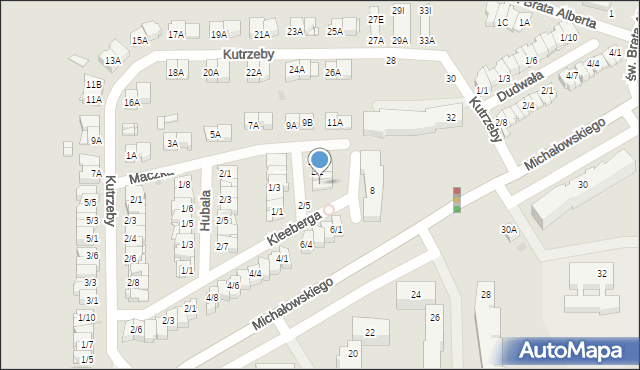 Częstochowa, Sosnkowskiego Kazimierza, gen., 2/4, mapa Częstochowy