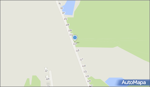 Częstochowa, Sokola, 113, mapa Częstochowy