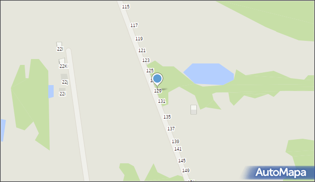 Częstochowa, Sokola, 129, mapa Częstochowy