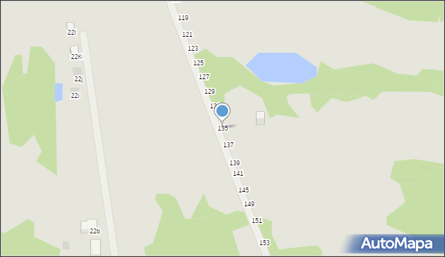 Częstochowa, Sokola, 135, mapa Częstochowy