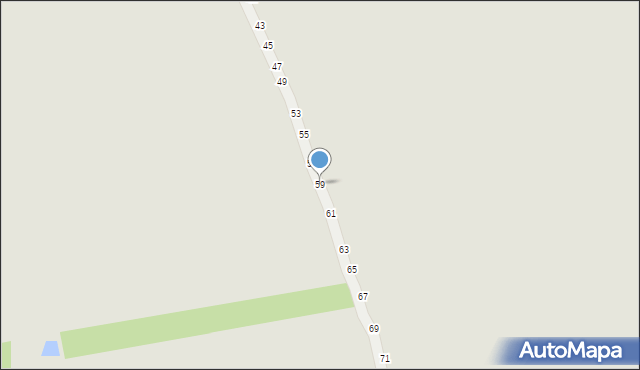 Częstochowa, Sokola, 59, mapa Częstochowy