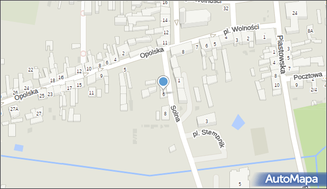 Dobrodzień, Solna, 6, mapa Dobrodzień