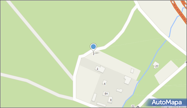 Emów, Sosnowa, 2, mapa Emów