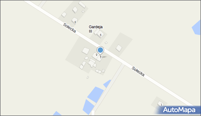 Gardeja, Sołecka, 7, mapa Gardeja