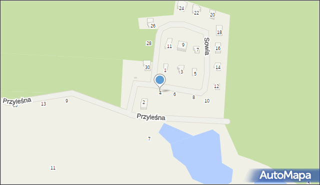 Gromadzin, Sowia, 4, mapa Gromadzin