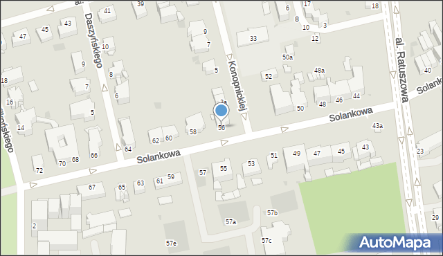 Inowrocław, Solankowa, 56, mapa Inowrocławia