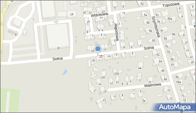 Inowrocław, Solna, 17, mapa Inowrocławia