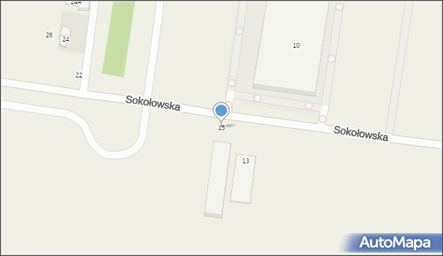 Janki, Sokołowska, 15, mapa Janki