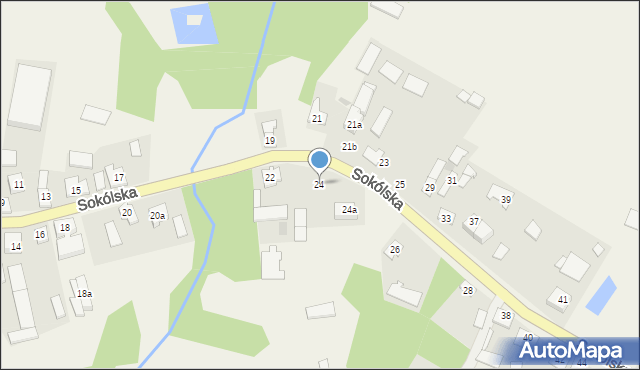 Janów, Sokólska, 24, mapa Janów