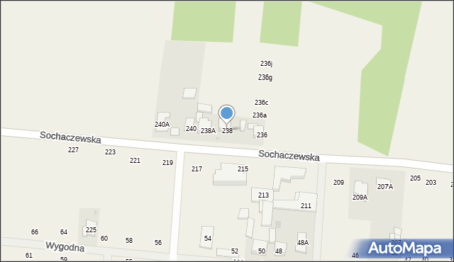 Kaputy, Sochaczewska, 238, mapa Kaputy