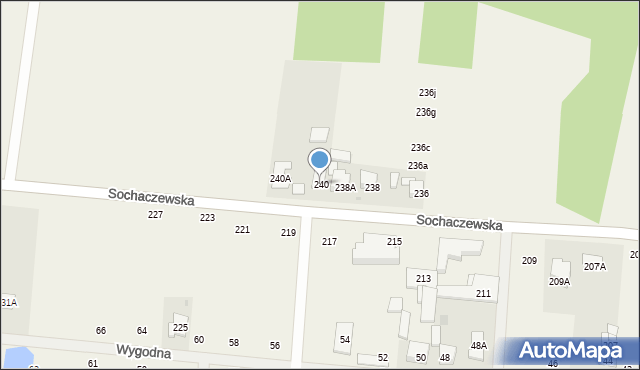 Kaputy, Sochaczewska, 240, mapa Kaputy