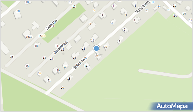 Konstantynów Łódzki, Sobolowa, 12, mapa Konstantynów Łódzki