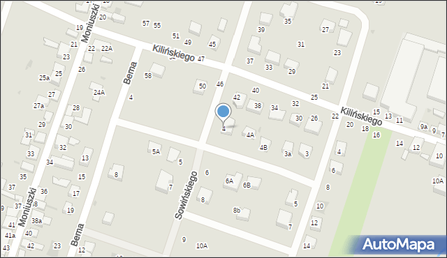 Konstantynów Łódzki, Sowińskiego Józefa, gen., 4, mapa Konstantynów Łódzki