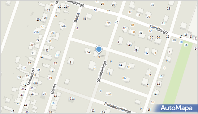 Konstantynów Łódzki, Sowińskiego Józefa, gen., 5, mapa Konstantynów Łódzki