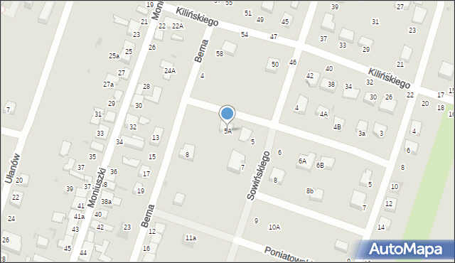 Konstantynów Łódzki, Sowińskiego Józefa, gen., 5A, mapa Konstantynów Łódzki