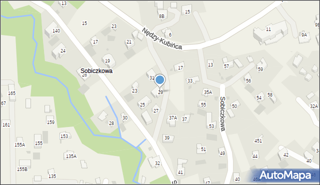 Kościelisko, Sobiczkowa, 29, mapa Kościelisko