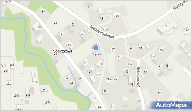 Kościelisko, Sobiczkowa, 31, mapa Kościelisko