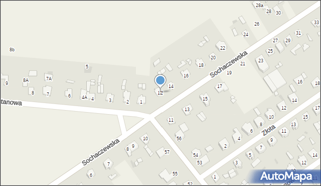 Kozłów Biskupi, Sochaczewska, 12, mapa Kozłów Biskupi
