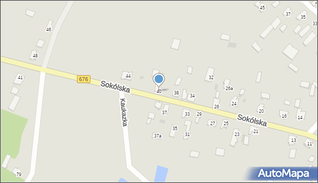 Krynki, Sokólska, 40, mapa Krynki