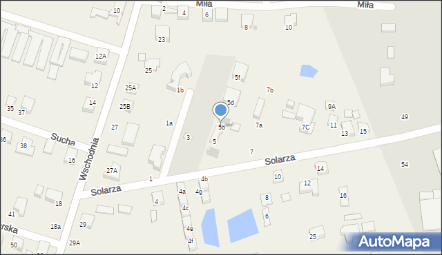 Ksawerów, Solarza Ignacego, 5b, mapa Ksawerów