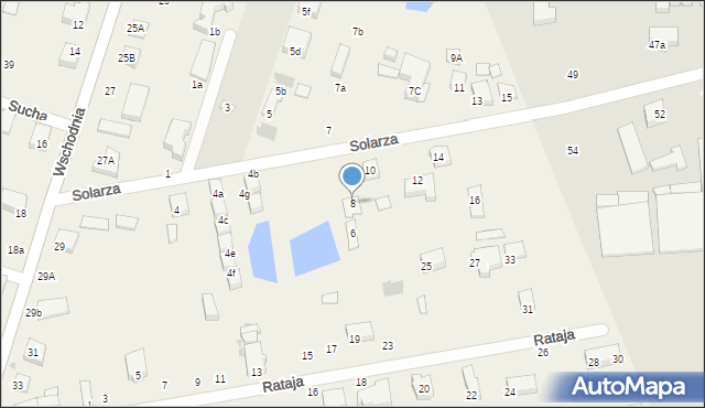 Ksawerów, Solarza Ignacego, 8, mapa Ksawerów