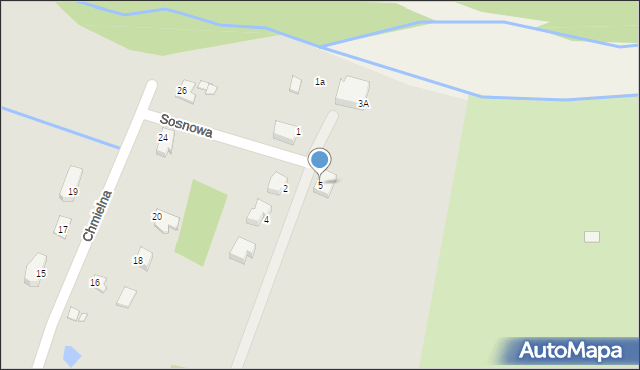 Kwidzyn, Sosnowa, 5, mapa Kwidzyn