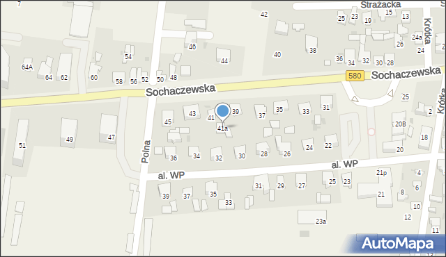 Leszno, Sochaczewska, 41a, mapa Leszno