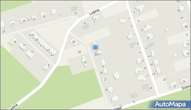Lubiszewo Tczewskie, Sosnowa, 33, mapa Lubiszewo Tczewskie